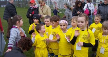 Udział 6 latków w biegach ulicznych