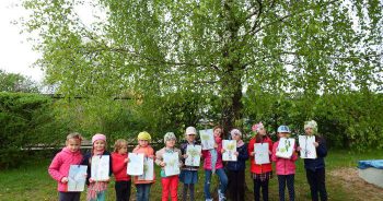 Drzewa inspiracją plastyczną 6 latków