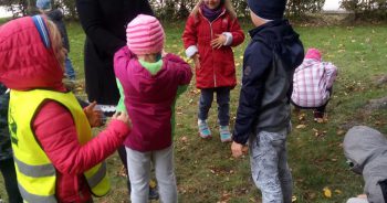 Złota polska jesień- 6 latki z wizyta w Centrum edukacji Ekologicznej