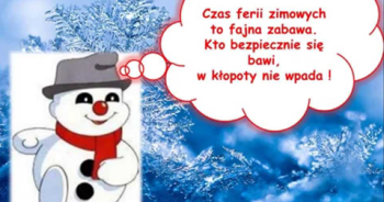 Ferie zimowe wystartowały!